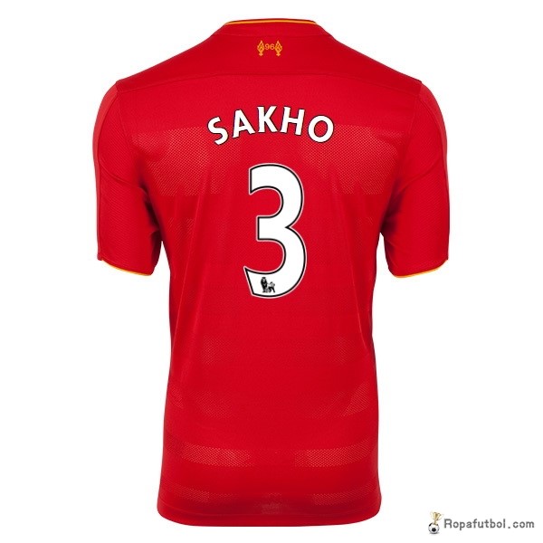 Camiseta Liverpool Replica Primera Ropa Sakho 2016/17 Rojo